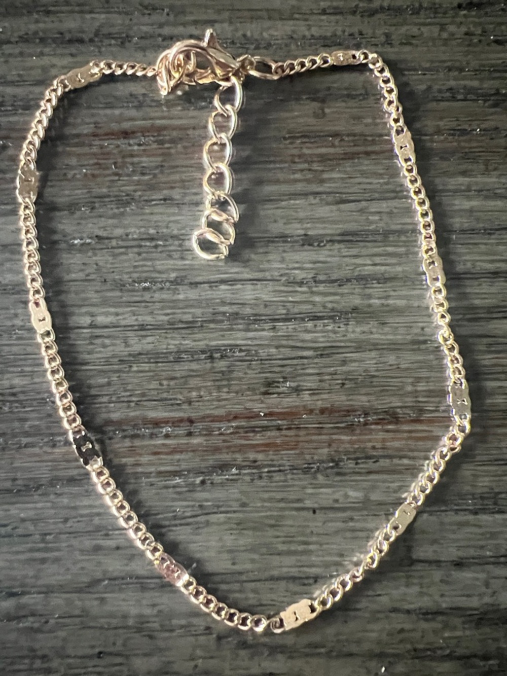 Delicate Gold Tone Women's Chain anklet